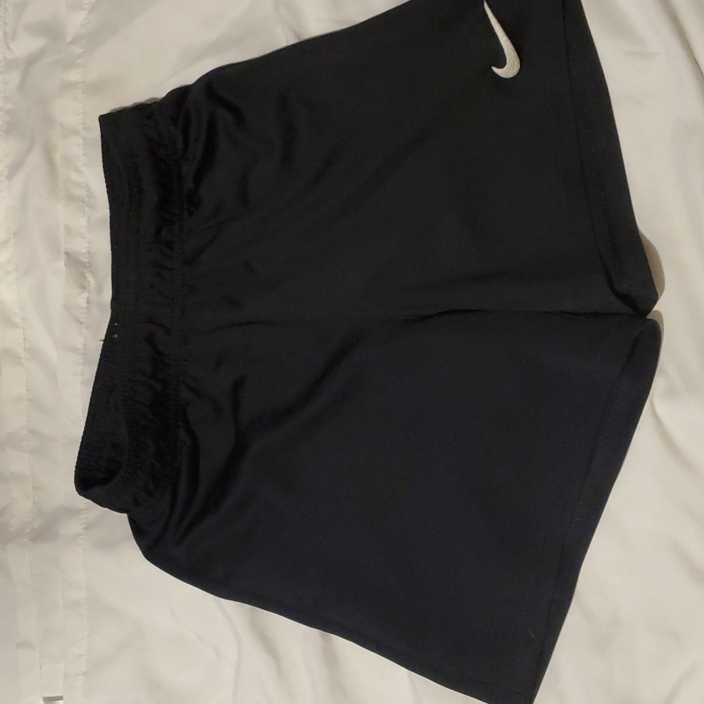 Nike black soccer shorts, Youth small